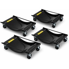 Heavy Duty Car Dolly Set of 4 10000LBS Vehicle Dollies with 3.5in Swivel Casters