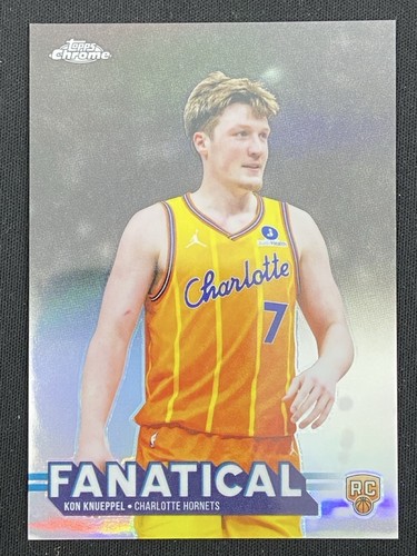 Kon Knueppel 2025-26 Topps Chrome Update Fanatical RC #FAN-14 -pj5