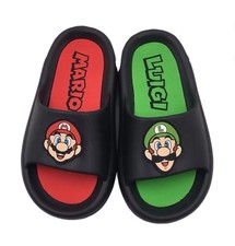 Sandalias SUPER MARIO para niños talla 4 almohadas Luigi y Mario EVA cómodas