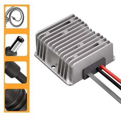 Starlink Gen 3 12V/24V Conversiekit, 12V naar 57V 4,5A DC Step Up Converter voor Starlink Gen 3 Router, IP68 Waterdichte 12V Boost Converter voor Outdoor, Golfkar, RV, enz