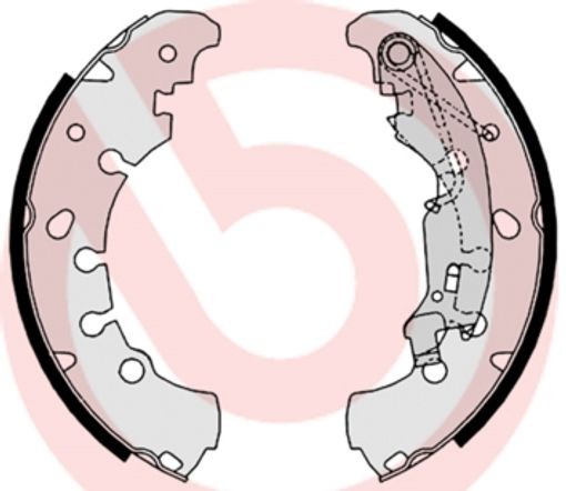 Fits BREMBO S 23 530 HAM JAWS. FIAT GRANDE PUNTO 05- 1,2