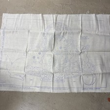 Vintage American Thread Company Stamped Rug Foundation KITTENS #673