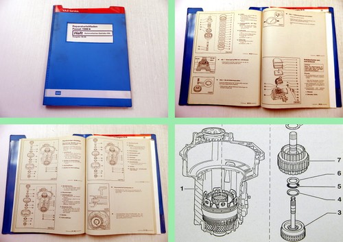 VW Passat B3 35i 1988 - 1996 Reparaturleitfaden Automatikgetriebe 096