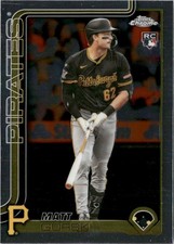 2025 Topps Chrome Update Matt Gorski Rookie #USC99 Pirates RC
