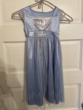 Disney Princess Frozen II 4T Long Nightgown Sleep Pjama Elsa Tulle Skirt