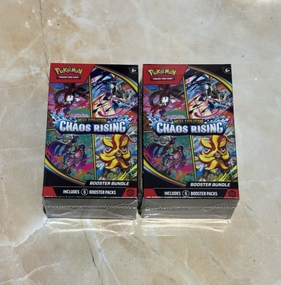 Pokemon Chaos Rising Booster Bundle Boxes - 2x Factory Sealed Boxes