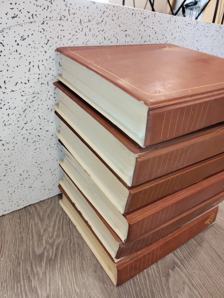 Lote de 6 Carpetas Estuche de Almacenamiento de Cuero 8 Juegos Atari 2600 7800 AUTÉNTICAS Leer Foto 3 de 4