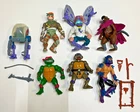 Vintage TMNT Teenage Mutant Ninja Turtles Playmates Lot of 7