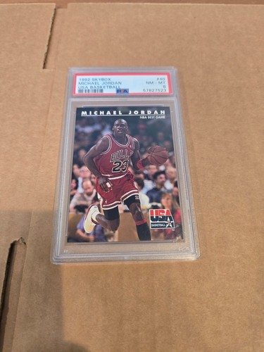 1992 Skybox - Michael Jordan #40 - USA Basketball - PSA 8