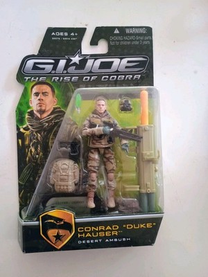 G.I. JOE THE RISE OF COBRA  CONRAD  DUKE HAUSER DESERT AMBUSH 3.75  FIGURE