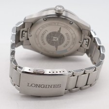Longines Spirit Zulu Time 42mm Anthracite Green Steel Ceramic L38124636 Bracelet 7