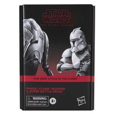 Star Wars The Black Series Phase I Clone Trooper & Super Battle Droid