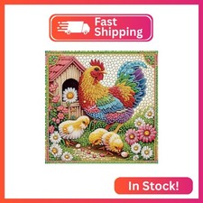 Tontut Diamond Art Painting Kit, Chick, Adult 5D DIY Diamond Art Set for Gift Wa