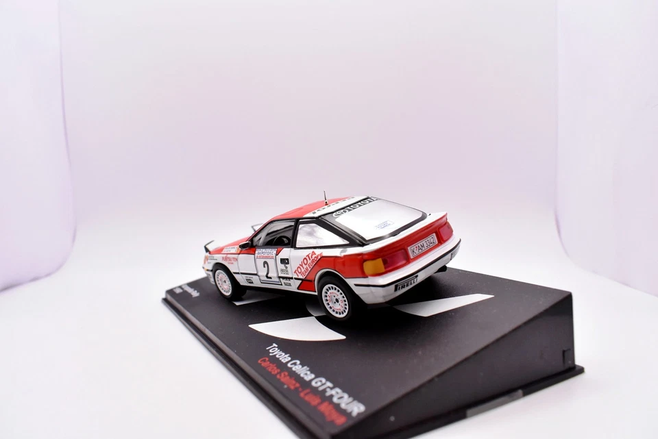 modellino auto rally scala 1:43 toyota celica GT FOUR WRC modellismo collezione - Immagine 4 di 4