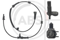 A.B.S. ABS Sensor Raddrehzahl 33157 FüR Jeep Cherokee VAN WK2 4 WK CRD VVT 4X4