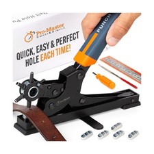 Pro-Master Desktop Leather Hole Puncher - Belt Hole Puncher for... FAST USA SHIP