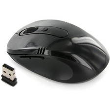Souris - Sans fil - Noir - Compatible MAC et PC - Ordinateur - Pile incluse