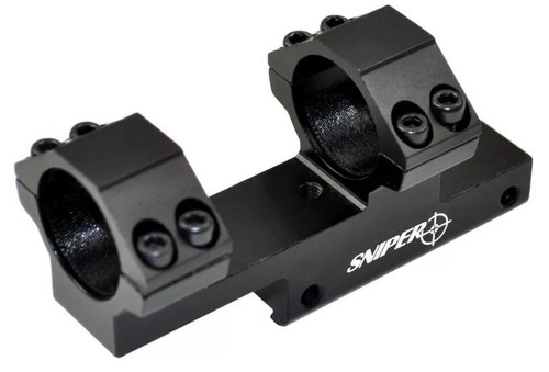 Sniper 1 Scope Offset Ring Mount – 45 Degree Cantilever With Top Rails, Picatinny, Aluminum 2 thumbnail image