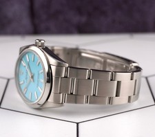 Rolex Oyster Perpetual 31mm Stainless Steel Baby Blue Dial Watch Ref 67480 3