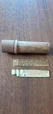 Vintage The Boye Brand Metal Needle Threader, instructions & Wood Container