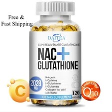 Daitea NAC + Glutathione 120 Caps Liver Skin ...