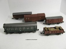 Roco - Konvolut mit 5 Wagen - Spur N (521)