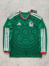 Mexico 2026 Home Long Sleeve Football Shirt Adidas Jersey KA6059 Size M