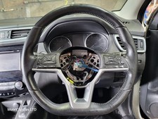 Nissan Qashqai J11 Steering Wheel Leather Flat Bottom 2017 - 2021 48430HV05C