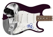 Sia Furler Signed Autographed Photo Graphics Guitar ACOA