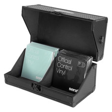 Odyssey K45135XBL KROM 7-Inch Vinyl Record Case w/ Strap Holds 135