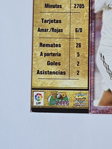2005-06 Sergio Ramos 2 ° anno #38 Real Madrid Mundicromo Top La Liga leggenda rara - Foto 10 di 12