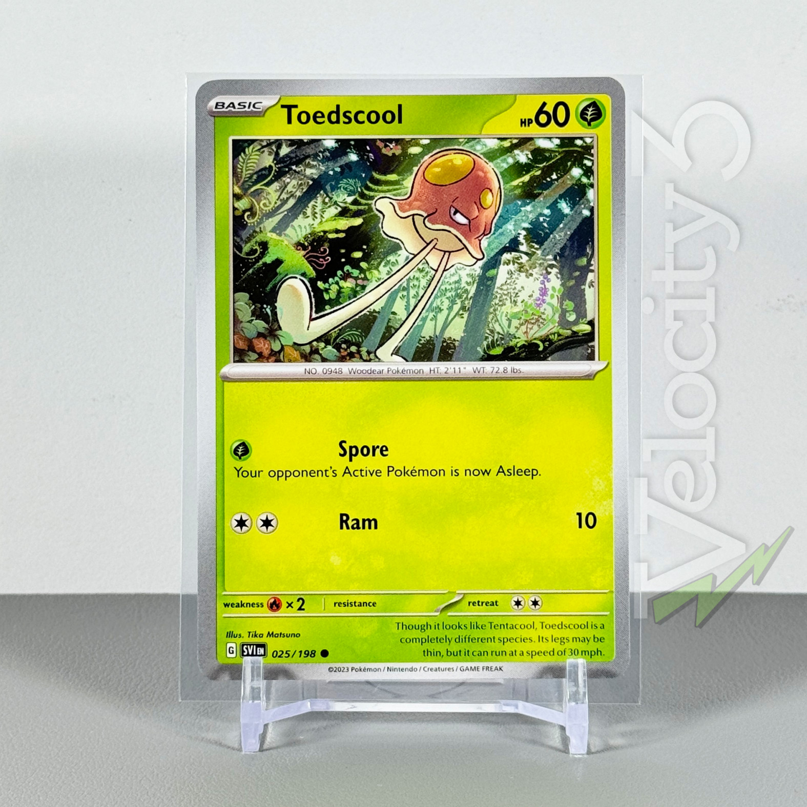 Pokemon TCG Card: TOEDSCOOL 25/198 | Common | Scarlet & Violet | NM