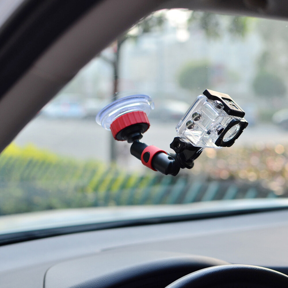 Action Camera Curving Suction Cup Mount for Session and Other Action-image