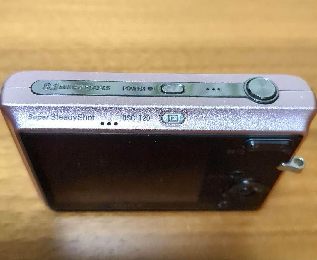 外観良好＆動作確認済み SONY Cyber-shot DSC-T20 SONY Cyber-shot DSC-T20 Pink 8.1 MP Digital Camera 3x