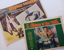 COLOSSUS OF NEW YORK 1958 Original Movie Lobby Cards Sci-Fi Horror Robot