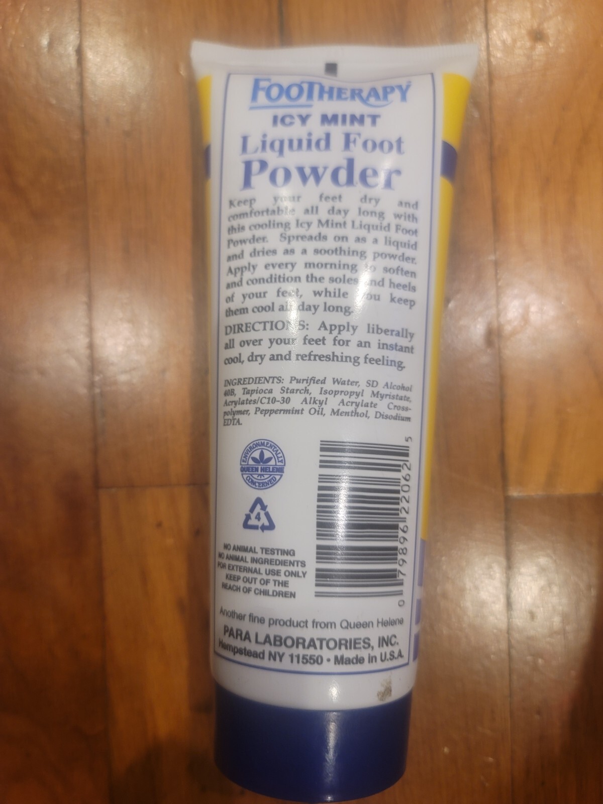 Footherapy Icy Mint Liquid Foot Powder 7 Fl. Oz. (200ml) Discontinued VHTF NOS