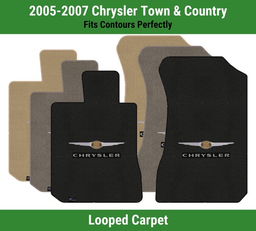 Lloyd Loop Front Mats for '05-07 Town & Country w/Chrysler w/ Wings 1