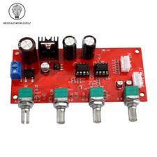NE5532 Amplifier Board HIFI Stereo Bass Treble Volume Tone Control Preamplifier