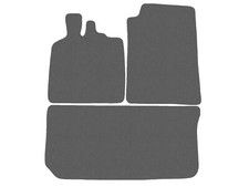 Fußmatten, Autoteppiche für Smart Fortwo II 2007-2014, Graphit x14 Rand