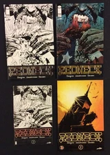 REDNECK #1 Silver Gold Ashcan Comic Book VARIANT #2 Image Skybound High Grade NM