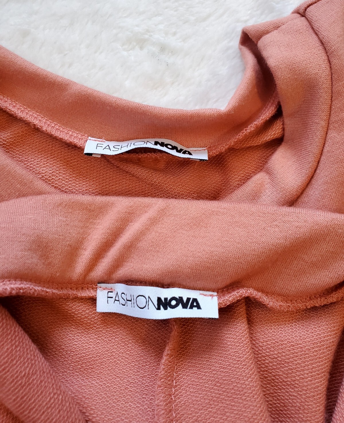 Fashion Nova Mauve Sunday Necessity Biker Short Set M Gem