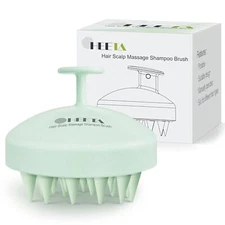 HEETA Scalp Scrubber Shampoo Brush, Scalp Care Massager Tool for Hair Growth, wi