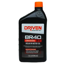 Driven Motor Oil - BR40 Break-In - High Zinc - 10W40 - Conventional - 1 qt