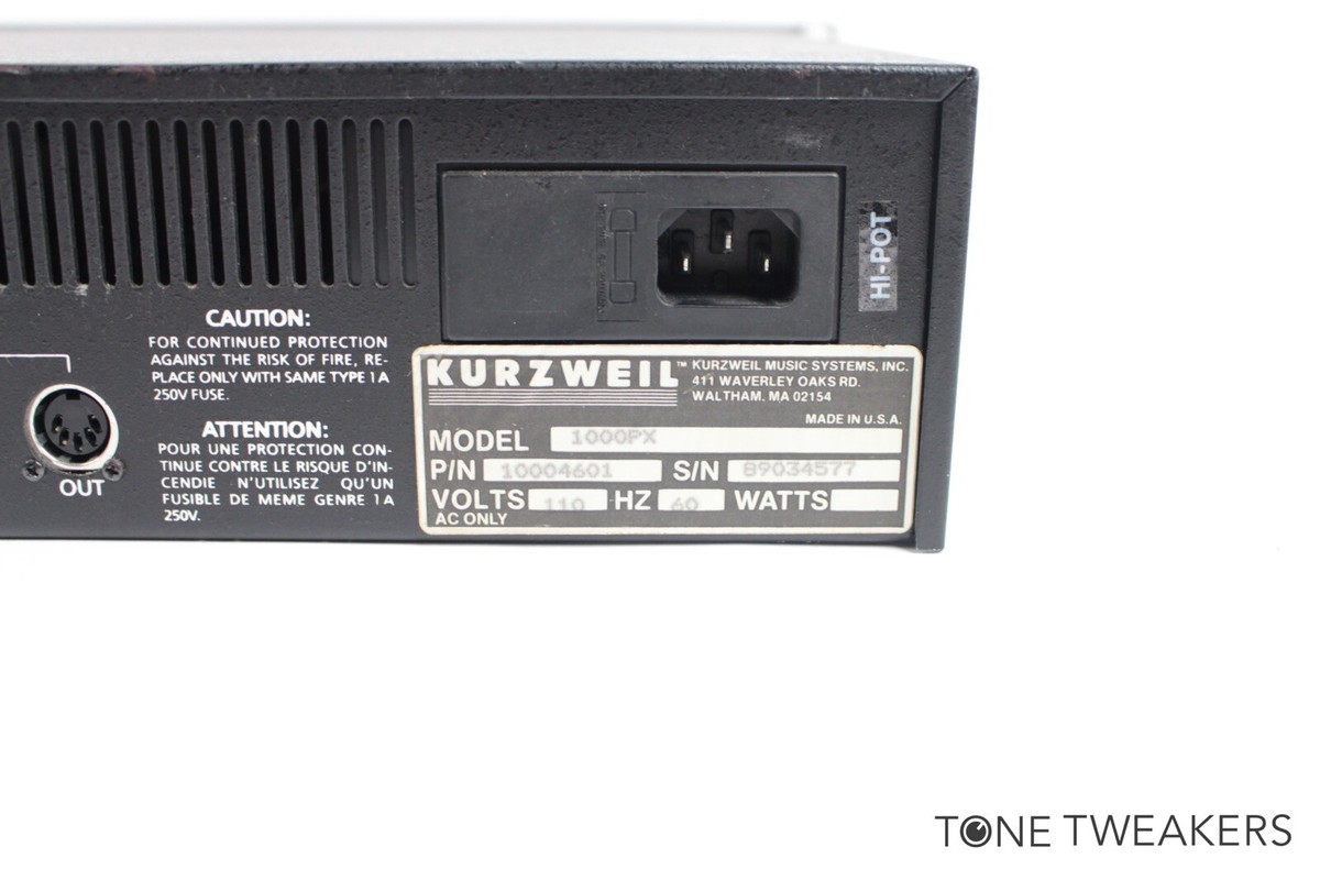 KURZWEIL 1000 PX Professional Expander Sound Module midi VINTAGE