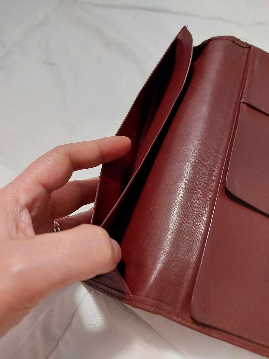 Cartier Burgundy Must de Cartier Long Wallet | eBay