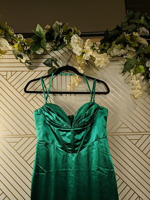 PRINCESS POLLY Women's Emerald Green Mini Dress Bodycon Party Size 8 | eBay