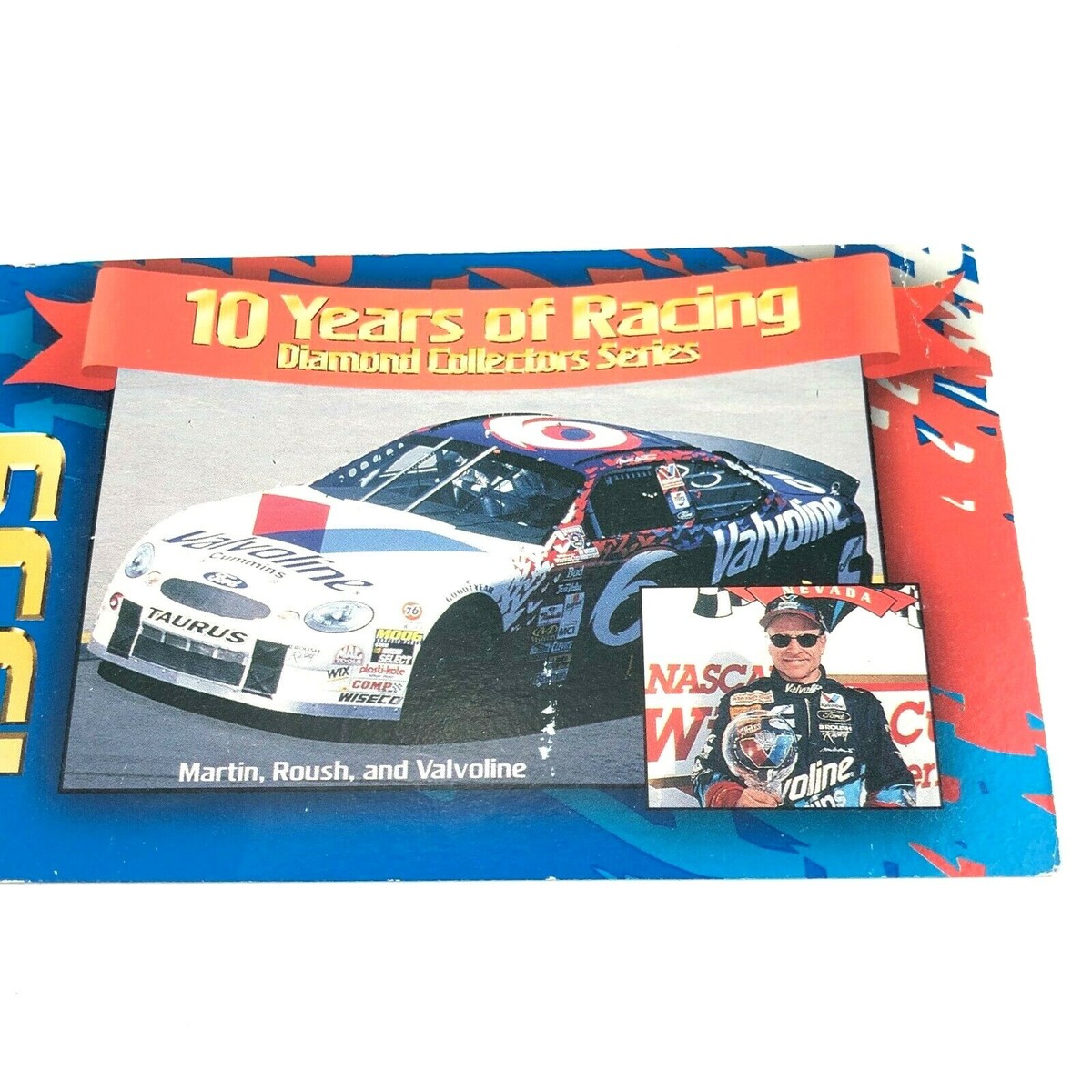 Hot Wheels Racing 10 Years Mark Martin Roush Ford Taurus Valvoline