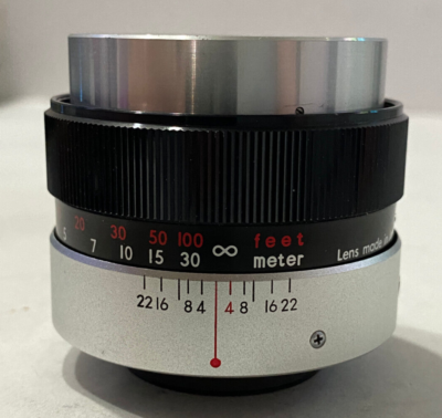 Topcon Tokyo Kogaku UV Topcor 100mm F4 Prime Lens for UV Topcor