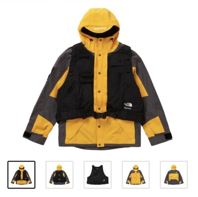 Supreme X The North Face RTG Jacket - Yellow for Men