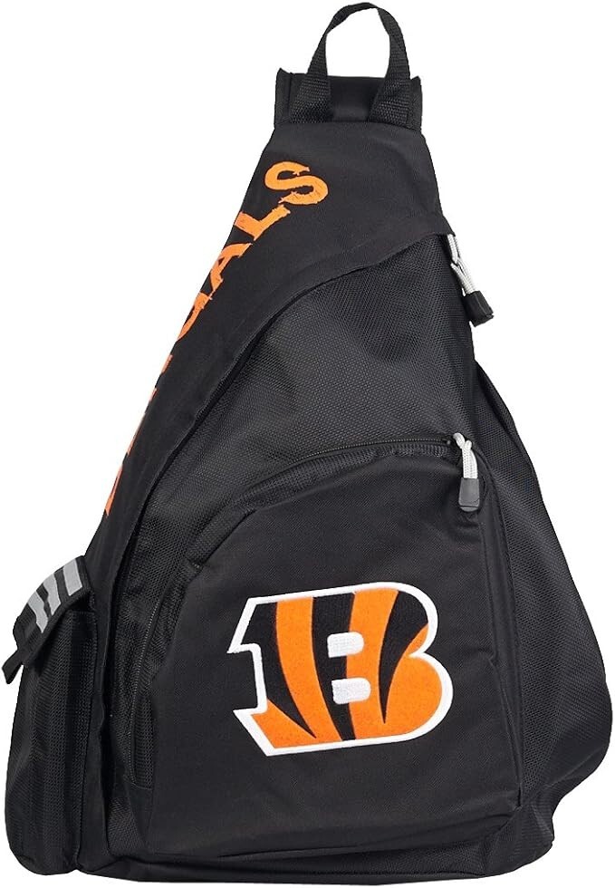 Cincinnati Bengals Sling Backpack messenger day bag gym trav